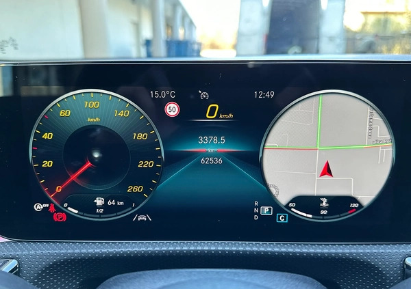 Mercedes-Benz CLA cena 199999 przebieg: 59492, rok produkcji 2022 z Iwonicz-Zdrój małe 301